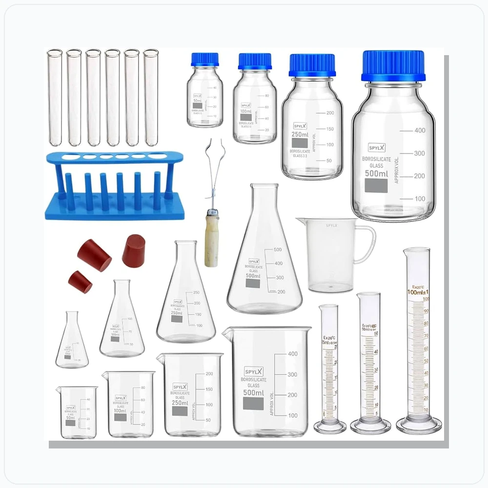 Laboratory glassware set
