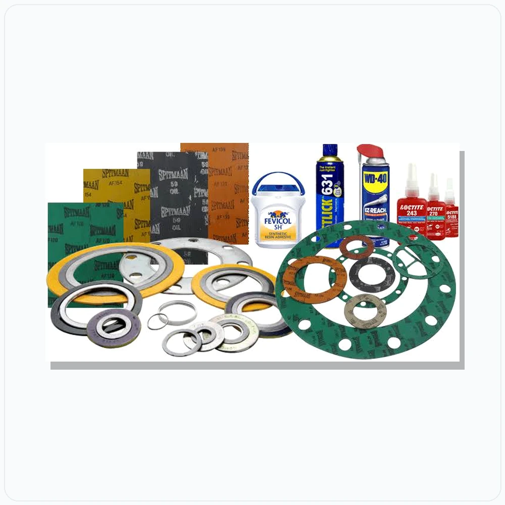 Industrial gaskets seals and adhesives