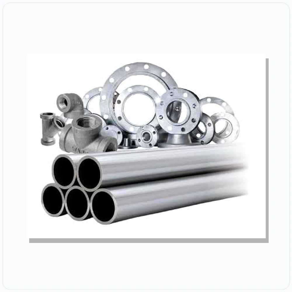 Pipes fittings and flanges